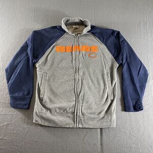 NFL Team Apparel Sweater Womens Medium Chicago Bears Full Zip‎ Football